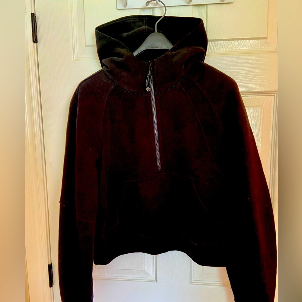 Lululemon scuba oversized half zip hoodie sz M.